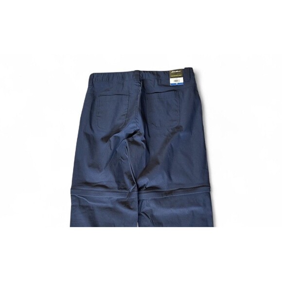 NWT Eddie Bauer Womens Convertible Performance Pant Size 10 Navy Blue‎ UPF50+ - Picture 4 of 9